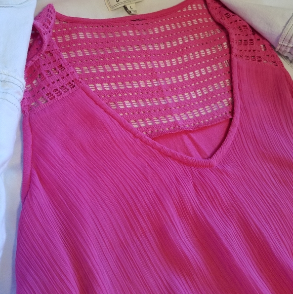 INC - Pink Tank / sleeveless blouse - Picture 2 of 14